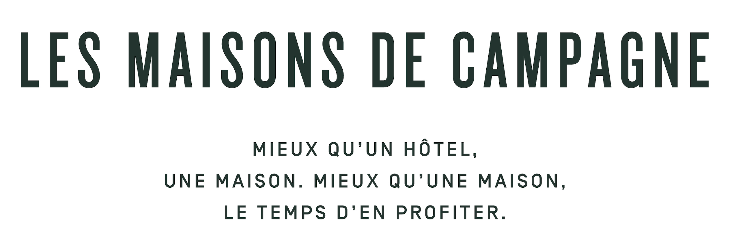 Les Maisons de campagne